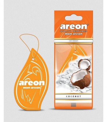 AREON ΑΡΩΜΑΤΙΚΗ ΚΑΡΤΕΛΑ ΑΥΤΟΚΙΝΗΤΟΥ MON COCONUT X10