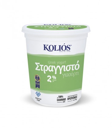 ΚΟΛΙΟΣ ΓΙΑΟΥΡΤΙ ΣΤΡΑΓΓΙΣΤΟ 2% 6Χ850gr