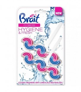 BRAIT WC BLOCK DUO 2X45gr FLOWERS X24