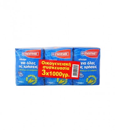 ΓΙΩΤΗΣ ΑΛΕΥΡΙ ΓΙΑ ΟΛΕΣ ΤΙΣ ΧΡΗΣΕΙΣ FAMILY PACK 3Χ1kg X4