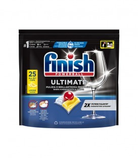 FINISH ΚΑΨΟΥΛΑ ULTIMATE ALL IN 1 LEMON 25 ΚΑΨ.Χ7