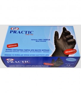 ΓΑΝΤΙΑ ΝΙΤΡΙΛΙΟΥ 100Τ MEDIUM PRACTIC ΑΠΟΥΔΡΑΡΙΣΤΑ Χ 10ΤΕΜ