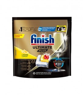 FINISH ΚΑΨΟΥΛΕΣ ULTIMATE PLUS ALL IN 1 LEMON 22Τ Χ7