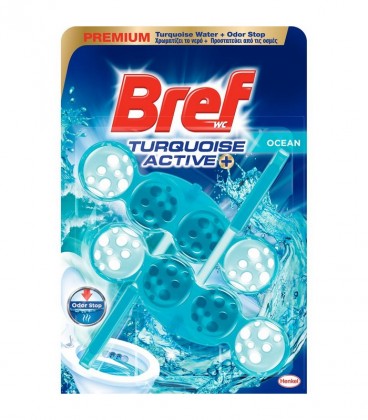 BREF WC BLOCK 2X BLUEACTIV TURQUOISE OCEAN (2Χ50gr) Χ10
