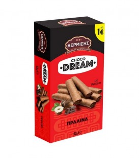 ΔΕΡΜΙΣΗΣ CHOCO DREAM ΠΟΥΡΑΚΙΑ ΜΕ ΠΡΑΛΙΝΑ 12X92gr