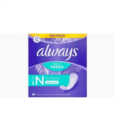 ALWAYS ΣΕΡΒΙΕΤΑΚΙΑ DAILY FRESH NORMAL 60T X4
