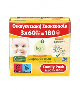 FRESH CARE ΜΩΡΟΜΑΝΤΗΛΑ ΕΚΧ.ΧΑΜΟΜΗΛΙΟΥ 3Χ60Τ Χ8/ΚΙΒ