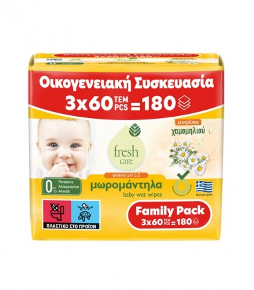 FRESH CARE ΜΩΡΟΜΑΝΤΗΛΑ ΕΚΧ.ΧΑΜΟΜΗΛΙΟΥ 3Χ60Τ Χ8/ΚΙΒ