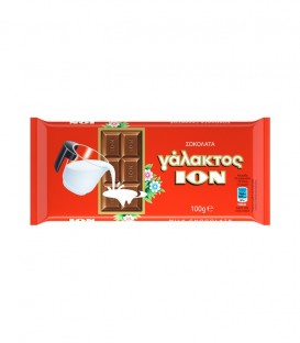 ΙΟΝ ΣΟΚOΛATA ΓΑΛΑΚΤΟΣ ΠΛΑΚΑ 10X100gr