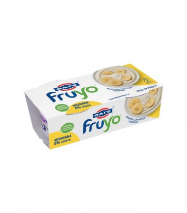 ΦΑΓΕ FRUYO 0% ΜΠΑΝΑΝΑ 3X(2Χ150gr)