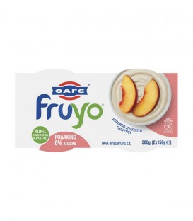 ΦΑΓΕ FRUYO 0% ΡΟΔΑΚΙΝΟ 3X(2Χ150gr)