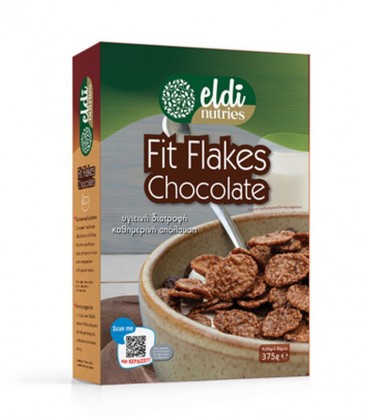ELDI NUTRIES ΔΗΜΗΤΡΙΑΚΑ FIT FLAKES CHOCOLATE 18X375gr