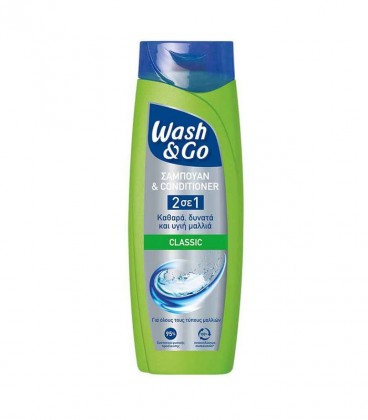 WASH & GO ΣΑΜΠΟΥΑΝ 2in1 CLASSIC 6X360ml