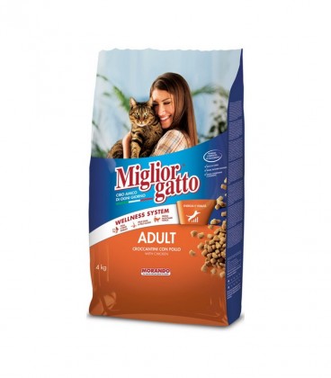 MIGLIOR ΓΑΤΟΤΡΟΦΗ ΚΡΟΚΕΤΕΣ ADULT ΚΟΤΟΠΟΥΛΟ 4X4kg