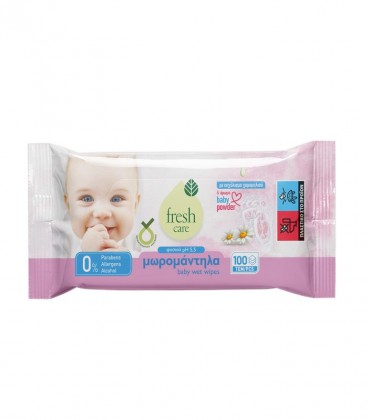 FRESH CARE ΜΩΡΟΜΑΝΤΗΛΑ ΕΚΧ.ΠΟΥΔΡΑΣ&ΧΑΜΟΜΗΛΙΟΥ 100Τ Χ24