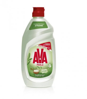 AVA PERLE ΠΡΑΣΙΝΟ ΣΑΠΟΥΝΙ&ΜΑΣΤΙΧΑ ΧΙΟΥ 21X430ml