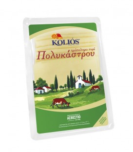 ΚΟΛΙΟΣ ΠΟΛΥΚΑΣΤΡΟΥ ΗΜΙΣΚΛΗΡΟ ΠΛΗΡΕΣ ΣΕ ΦΕΤΕΣ ΣΚΑΦΑΚΙ 6Χ180gr