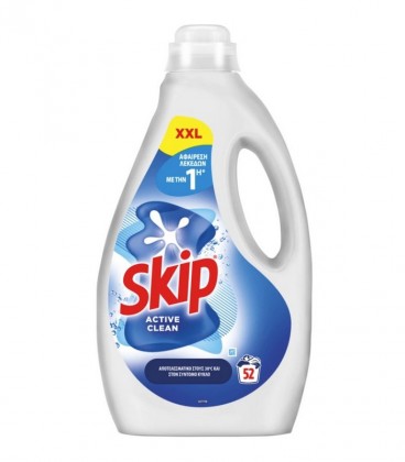 SKIP ΥΓΡΟ ΠΛΥΝΤΗΡΙΟΥ ACTIVE CLEAN 52Μ 4X2.6lt