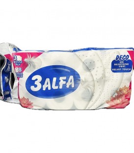 3ALFA ΧΑΡΤΙ ΥΓΕΙΑΣ 8ΑΡΙ 3Φ 90gr Χ9