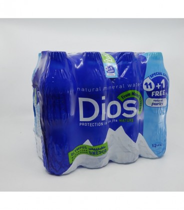 ΔΙΟΣ ΝΕΡΟ ΦΥΣΙΚΟ ΜΕΤΑΛΛΙΚΟ 12X0.5lt 11+1 ΔΩΡΟ 126Τ/ΠΑΛΕΤΑ