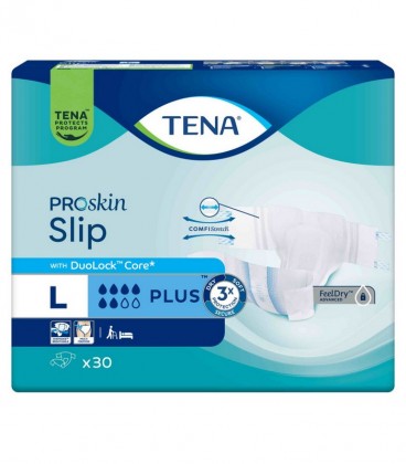 TENA SLIP ECO No4 LARGE PLUS 30T X3