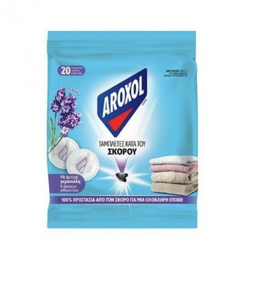 AROXOL ΤΑΜΠΛΕΤΕΣ ΚΑΤΑ ΤΟΥ ΣΚΟΡΟΥ 20Τ Χ 24