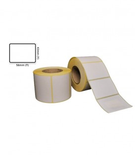 ΑΥΤΟΚΟΛΛΗΤΕΣ ΕΤΙΚΕΤΕΣ ΖΥΓΙΣΤΙΚΗΣ 58*43 TOP COATED (700 ΕΤΙΚ/ΡΟΛΟ)