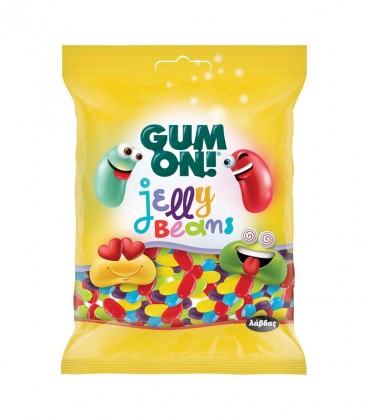 ΙΟΝ ΚΑΡΑΜΕΛΕΣ LAVDAS GUM ON JELLY BEANS ΣΑΚ.16Χ90g