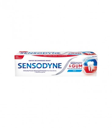SENSODYNE ΟΔΟΝΤΟΚΡΕΜΑ SENSITIVITY&GUM MINT 12X75ml