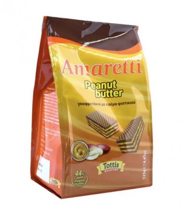 AMARETTI ΓΚΟΦΡΕΤΑ ΣΑΚΟΥΛΑ PEANUT BUTTER 12Χ125gr