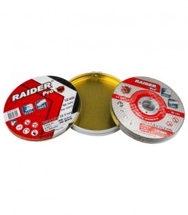 RAIDER ΤΡΟΧΟΣ ΚΟΠΗΣ INOX A60T 125*1.0*22.2MM ΣΕ ΜΕΤΑΛΙΚΟ ΚΟΥΤΙ 160158 (ΤΙΜΗ/ΤΕΜ)