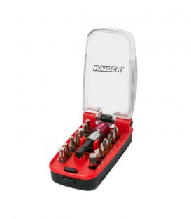 RAIDER ΜΥΤΕΣ 1/4'' ΣΕΤ 15ΤΕΜ 158903