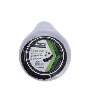 RAIDER ΜΕΣΙΝΕΖΑ ΣΤΡΙΦΤΗ ΜΑΥΡΗ 3.3MM-46M - 110249