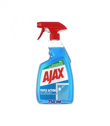 AJAX ΥΓΡΟ ΤΖΑΜΙΩΝ TRIPLE ACTION ΑΝΤΛΙΑ 12X750ml