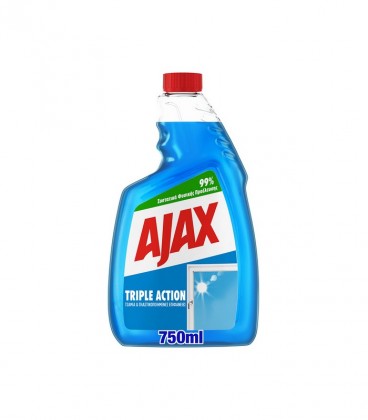 AJAX ΥΓΡΟ ΤΖΑΜΙΩΝ TRIPLE ACTION ΑΝΤΑΛΛΑΚΤΙΚΟ 12X750ml