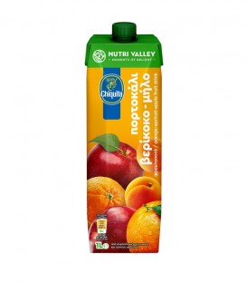 NUTRI VALLEY CHIQUITA ΦΡΟΥΤΟΠΟΤΟ ΜΗΛΟ ΠΟΡΤΟΚΑΛΙ ΒΕΡΥΚΟΚΟ 12Χ1lt