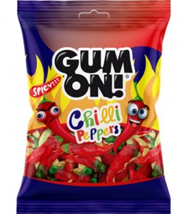 ΙΟΝ ΚΑΡΑΜΕΛΕΣ LAVDAS GUM ON CHILLI PEPPERS ΣΑΚ.16Χ80gr