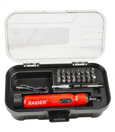 RAIDER ΔΡΑΠΑΝΟΚΑΤΣΑΒΙΔΟ 3,6V 1,5AH ΜΕ 26 ΕΞΑΡΤΗΜΑΤΑ RD-CSC05 031129