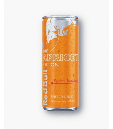 RED BULL 24X250ml APRICOT EDITION APRICOT-STRAWBERRY ENERGY DRINK