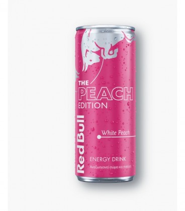 RED BULL 24X250ml PEACH EDITION WHITE PEACH ENERGY DRINK