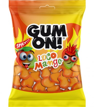 ΙΟΝ ΚΑΡΑΜΕΛΕΣ LAVDAS GUM ON LOCO SPICY MANGO ΣΑΚ.16Χ80gr