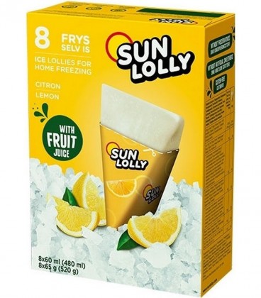 SUN LOLLY ΠΑΓΩΤΟ ΓΡΑΝΙΤΑ LEMON 8Χ65gr X12/KIB