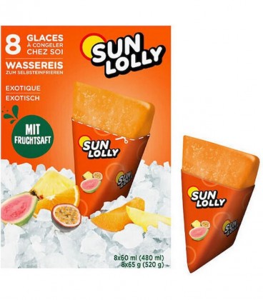 SUN LOLLY ΠΑΓΩΤΟ ΓΡΑΝΙΤΑ EXOTIC 8Χ65gr X12/KIB