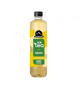 ΟΛΥΜΠΟΣ ΤΣΑΪ ΠΡΑΣΙΝΟ ZERO ΛΕΜΟΝΙ PET 12X500ml
