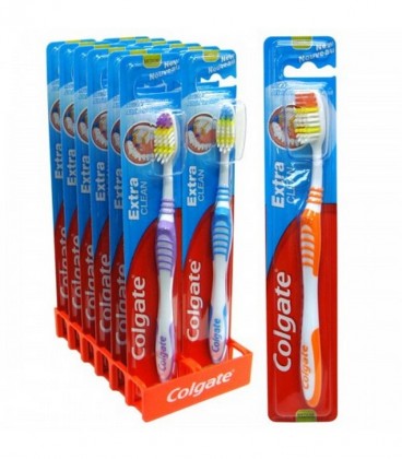 COLGATE ΟΔΟΝΤΟΒΟΥΡΤΣΑ EXTRA CLEAN ΜΕΤΡΙΑ Χ12