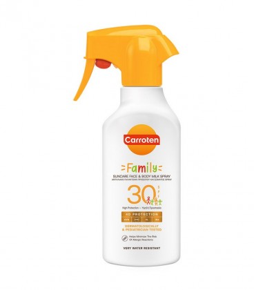 CARROTEN FAMILY ΑΝΤΗΛΙΑΚΟ ΓΑΛΑΚΤΩΜΑ SPF30 6X270ml