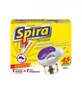 SPIRA MAT ΚΙΤΡΙΝΗ ΕΝΤΟΜΟΑΠΩΘΗΤΙΚΗ ΣΥΣΚΕΥΗ ΓΙΑ ΤΑΜΠΛΕΤΑ & ΥΓΡΟ ΜΕ ΥΓΡΟ ΔΩΡΟ Χ24