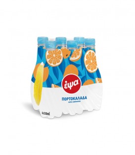 ΕΨΑ ΠΟΡΤΟΚΑΛΑΔΑ ΧΩΡΙΣ ΑΝΘΡΑΚΙΚΟ 330ml pet 2X6pack