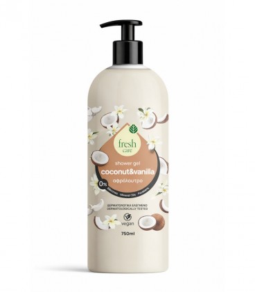 FRESH CARE ΑΦΡΟΛΟΥΤΡΟ COCONUT VANILLA ΑΝΤΛΙΑ 12X750ml