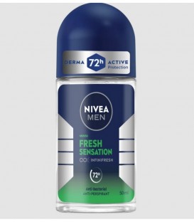 NIVEA DEO ROLL-ON MEN FRESH SENSATION 72h 6X50ml